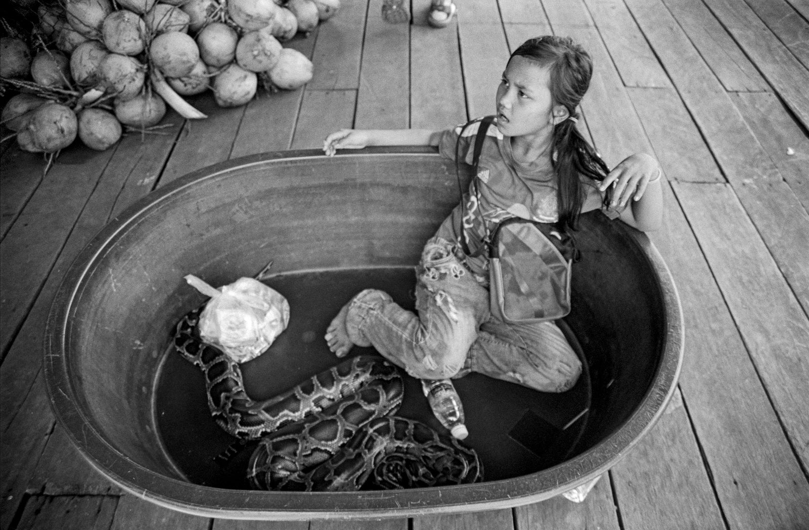 Girl in a Bowl